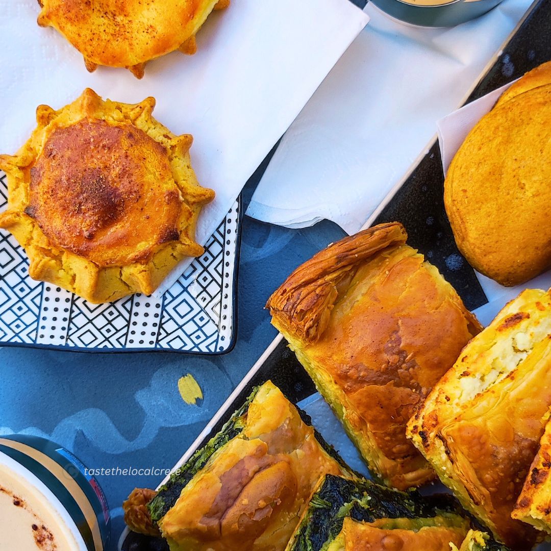 What makes Cretan pies stand out compared to other pies in Greece? 